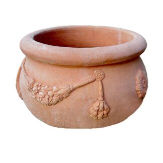 vaso bombato liscio/festonato