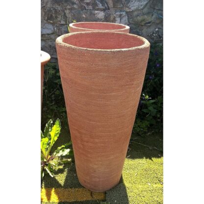 vaso cono alto grattato/liscio - immagine 2